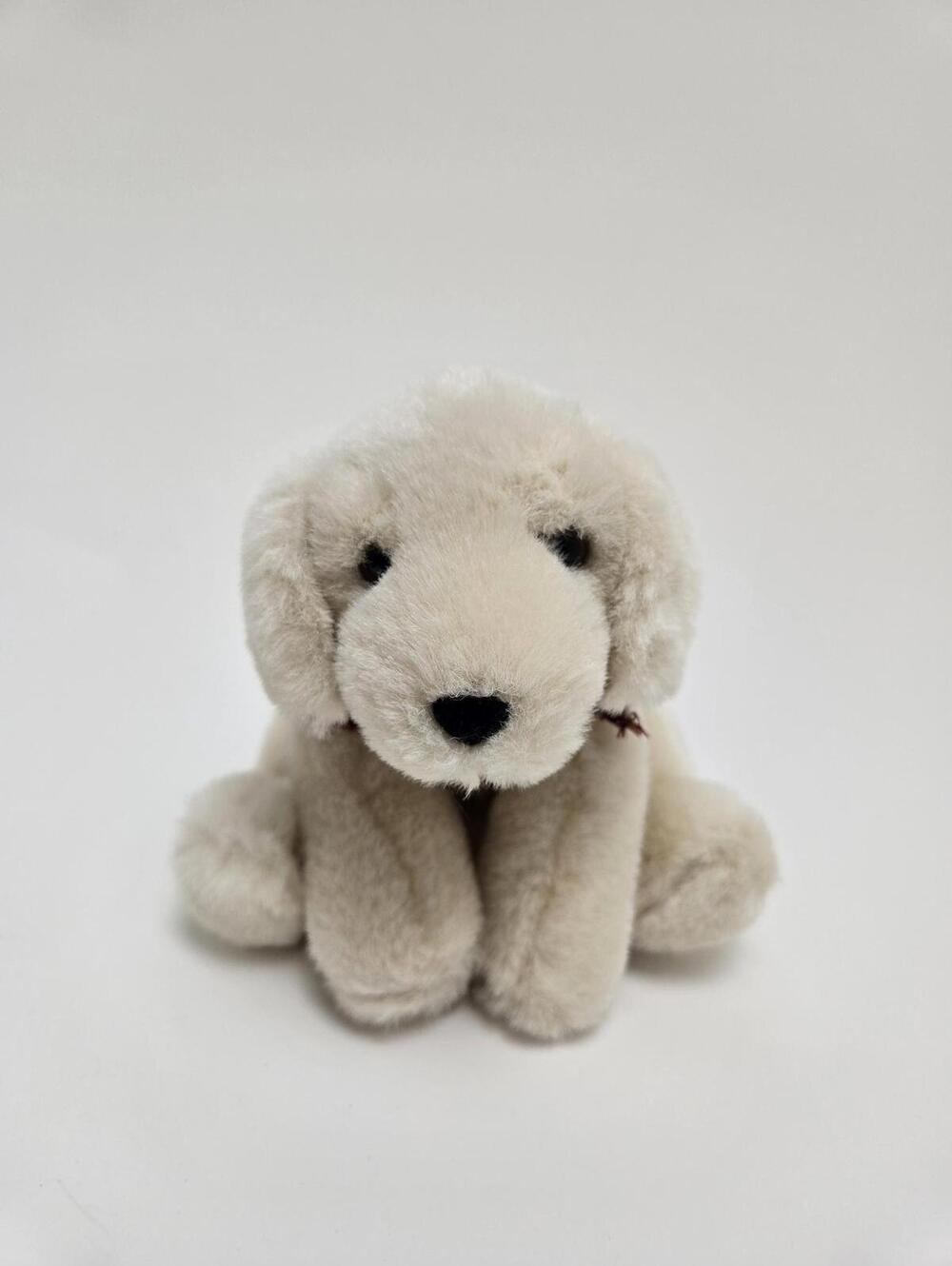 Russ “Tucker” the Yellow Lab Dog Wearing Bandana - Vintage Plush (6 inch)